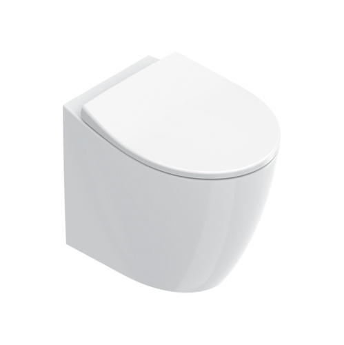 Чаша унитаза напольная Catalano Italy 712520001 цвет белый без сиденья безободковая смыв торнадо