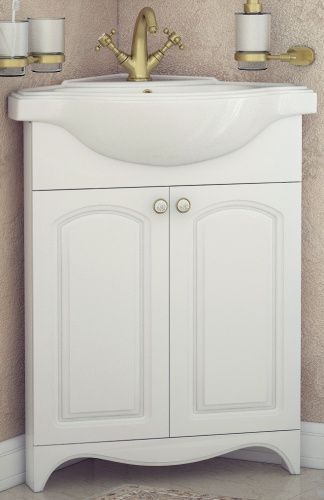 Тумба под раковину Corozo Классика SD-00000316 61х38х85 цвет белый