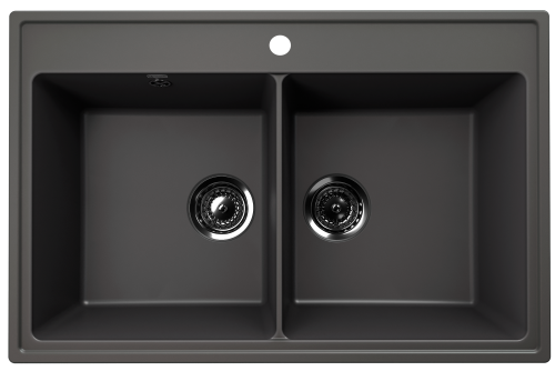 Кухонная мойка Ulgran Quartz Ruma 780-09 78х51 цвет графит