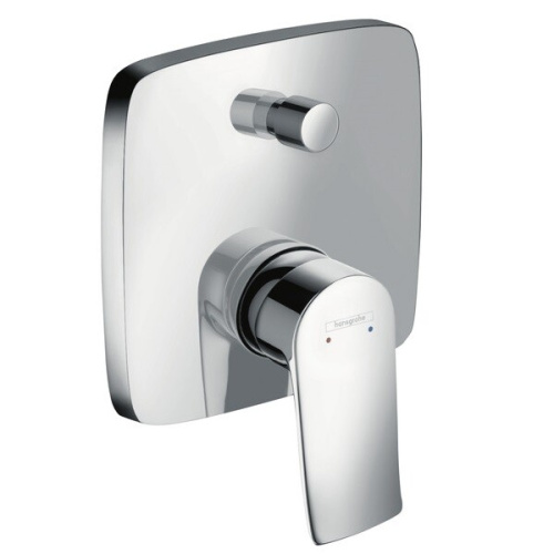 Смеситель Hansgrohe Metris 31454000 настенный встраиваемый хром без термостата