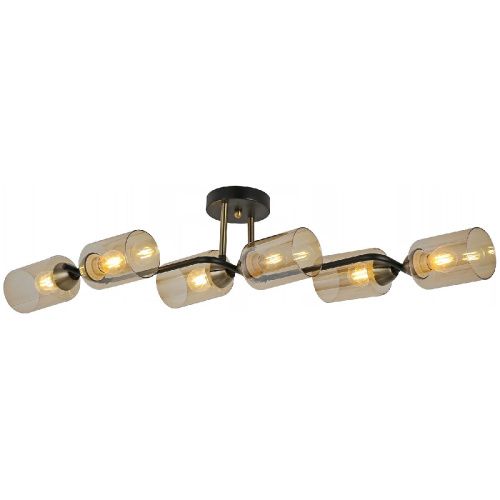 Люстра потолочная Illumico IL8148-6COU-79 BK BR Bice