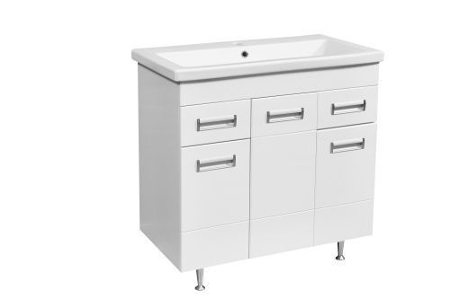 Тумба под раковину Stella Polar Фиора SP-00000213 76х42х82 цвет белый