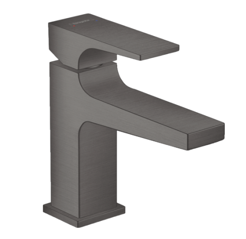 Смеситель Hansgrohe 32500340 на раковину/столешницу хром черный шлифованный/брашированный без термостата