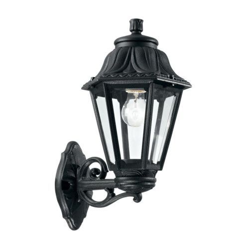 Уличный настенный светильник Ideal lux Anna Nero (Анна Неро) Anna AP1 Big Nero