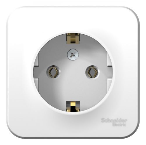 Розетка с/з без шторок 16А Systeme Electric Blanca (Бланца) BLNRA010101