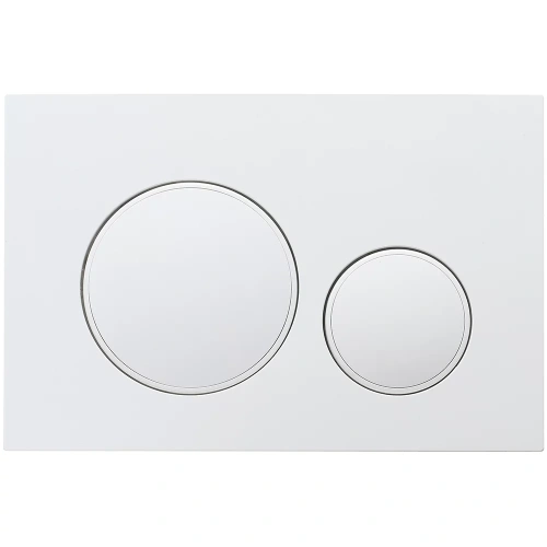 Кнопка смыва механическая Veconi FLUSH FLV10-W цвет белый глянец