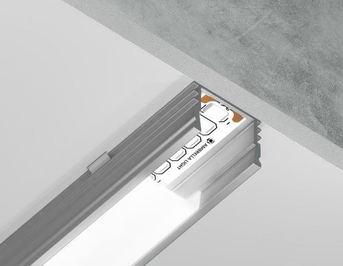 Алюминиевый накладной профиль Ambrella Light Alum Profile (Алум Профиле) GP1750AL
