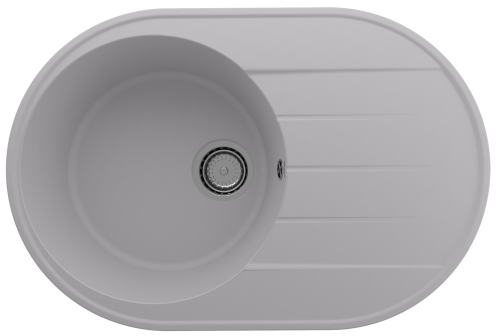 Кухонная мойка Ulgran Quartz Nora 750-04 75х50 цвет платина