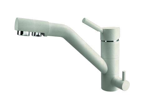 Смеситель для кухни Dr.Gans Дуэт 339.07L.2123.408 на раковину серый