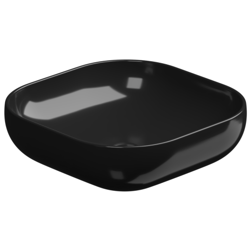 Раковина керамическая GSG Ceramic Design Easy EALAVQU45002 45х45 накладная цвет черный