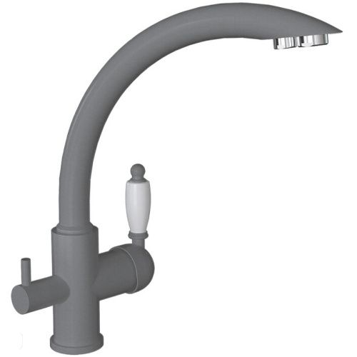 Смеситель для кухни Florentina Шале 333.25H.2113.305 на мойку серый