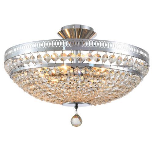Люстра на штанге Natali Kovaltseva Barocco (Бароццо) BAROCCO 81405/6C CHROME