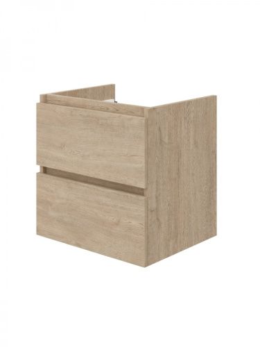 Тумба под раковину Teymi Laina T60806 50х46х50 подвесная цвет дуб светлый