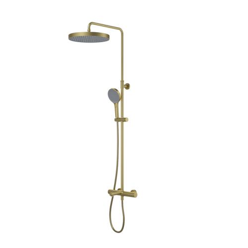 Душевая стойка IDDIS Duna DUNMGSTi06 настенная цвет золото матовое