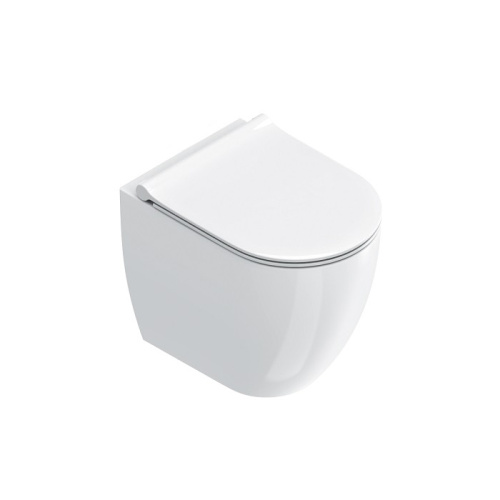 Чаша унитаза напольная Catalano Sfera 512500001 цвет белый без сиденья безободковая смыв торнадо