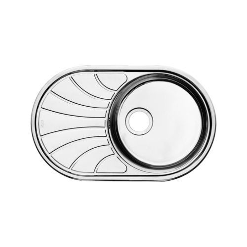 Кухонная мойка IDDIS Suno SUN77SDi77 77х48 цвет сатин поверхность глянцевая