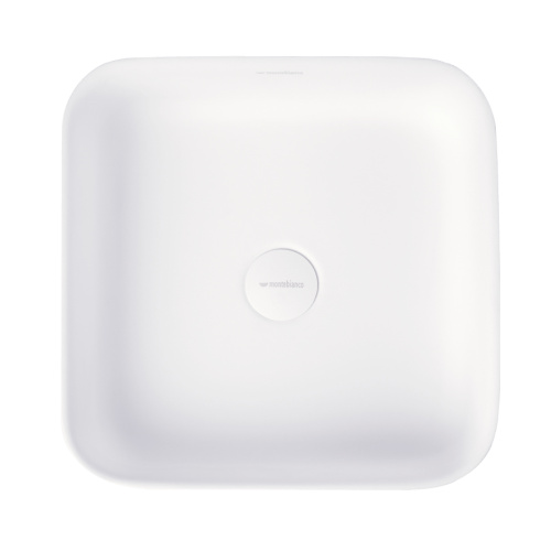 Раковина из искусственного камня MonteBianco Loreto Piazza 360 12018 55х40 накладная цвет белый матовый без отверстий под смеситель