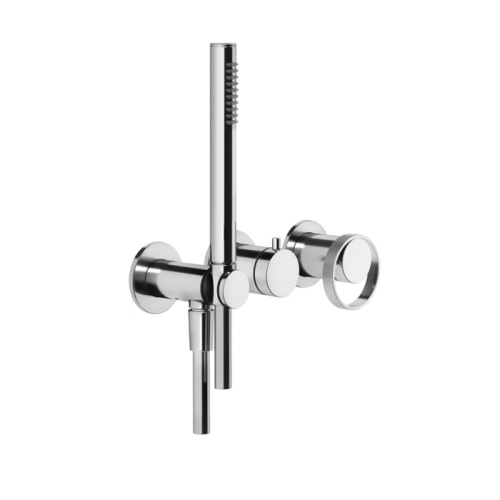 Смеситель для душа Gessi Anello 63345#031 встраиваемый в стену хром без термостата
