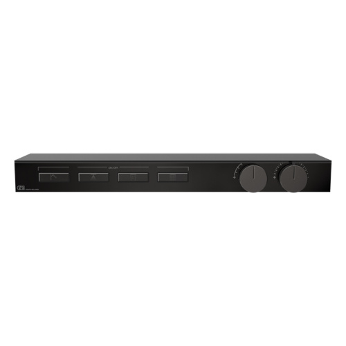 Смеситель для душа Gessi Hi-Fi 63026#706 встраиваемый в стену черный с термостатом (внешняя часть)