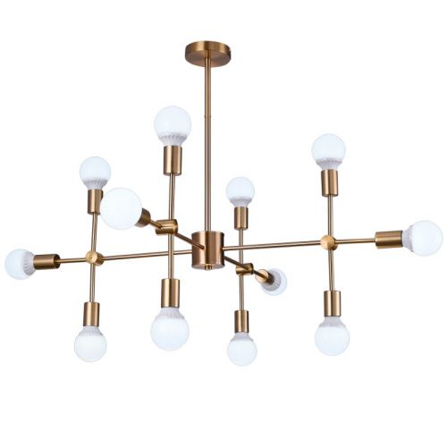 Люстра на штанге Natali Kovaltseva Loft Lux (Лофт Лукс) LOFT LUX 75130/8C GOLD