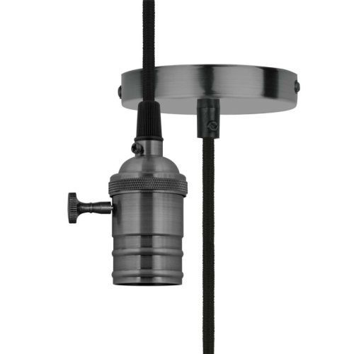 Светильник подвесной Uniel DLC-V DLC-V-S24K/E27 TS/1M/BL Pearl Black