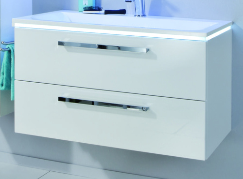 Тумба под раковину Puris Star Line WUA3390E7(769/169) 90х47х48 подвесная цвет серый