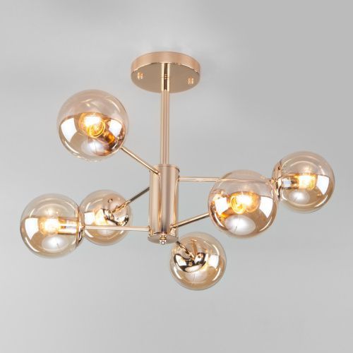Люстра на штанге Eurosvet Ascot (Асцот) 30166/6 золото