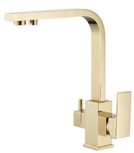 Смеситель для кухни Savol S-L1807B на столешницу золото