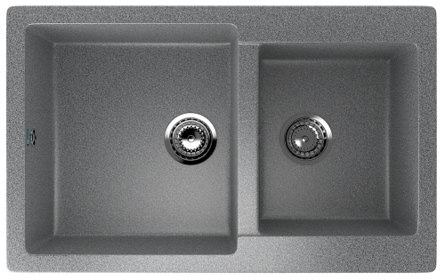 Кухонная мойка Ulgran Classic U-505-309 77х50 цвет темно-серый