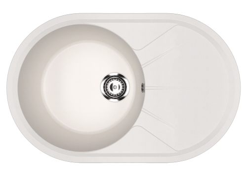 Кухонная мойка Ulgran Classic U-503-331 75х48 цвет белый