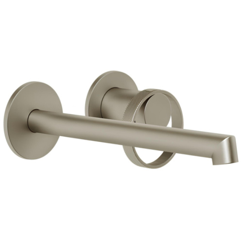 Смеситель Gessi Anello 63383#149 встраиваемый в стену никель без термостата (внешняя часть)