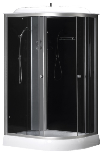 Душевая кабина Loranto CS-66121L G 120 80х120 прямоугольная/асимметричная с крышей
