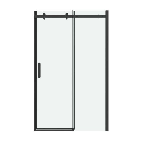 Душевая дверь Grossman Classic 100.K33.04.150.21.00 150x195 стекло прозрачное профиль черный матовый
