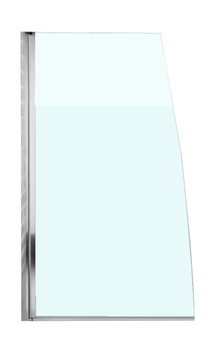 Душевая шторка на ванну Jacob Delafon Serenity E4933-GA 80x145 стекло матовое профиль хром