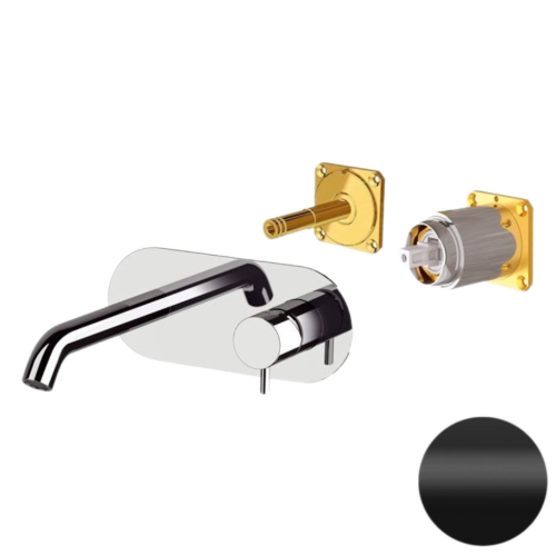 Смеситель для раковины Daniel Tokyo TK632KB15 встраиваемый в стену черный