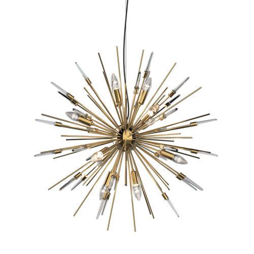 Люстра подвесная Delight Collection Boivin (Боивин) MD2094-12A gold/clear crystal