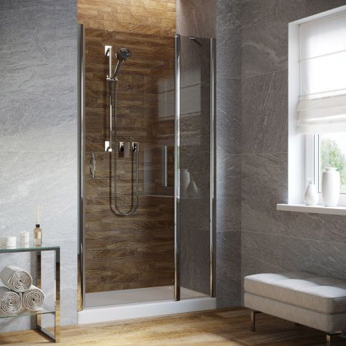 Душевая дверь Vegas-Glass EP-F-1 LUX EP-F-1 LUX 100 08 07 R 100х200 стекло тонированное профиль хром