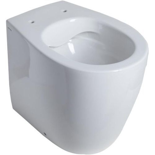 Унитаз приставной Allen Brau Fantasy 4.11007.20 белый с сиденьем микролифт безободковый каскадный смыв