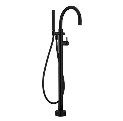 Смеситель Cisal Nuova Less LN01420040 напольный черный матовый