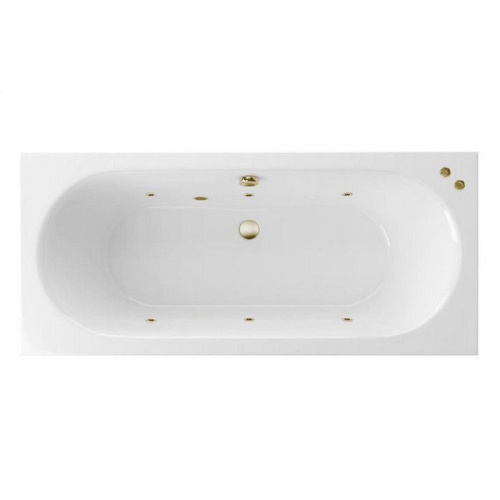 Ванна акриловая гидромассажная Excellent OCEANA WAEX.OCE17S.SOFT.BR 170х75 пристенная прямоугольная с каркасом