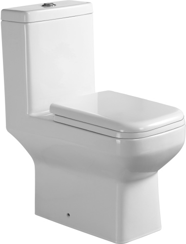 Унитаз-компакт напольный с бачком Stella Polar Теруэль SP-00001876 белый с сиденьем микролифт душевой смыв