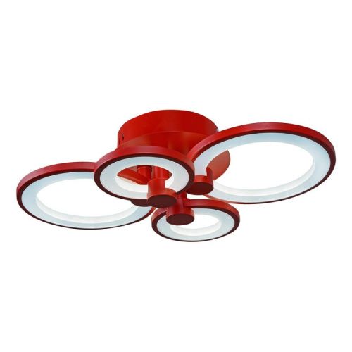 Люстра потолочная iLedex Ring (Ринг) A001/4 Red