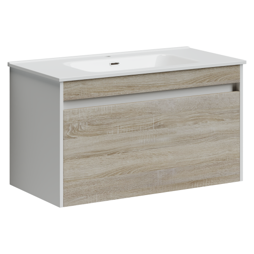 Тумба под раковину Sancos Smart SM90E 89х45х50 настенная