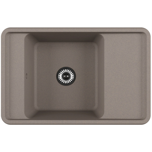 Мойка кухонная Aquaton БЕЛЛИС 1A725032BS250 78х51 цвет серый шелк