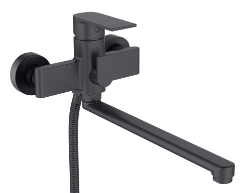 Смеситель для ванны D-Lin D147363-A настенный черный