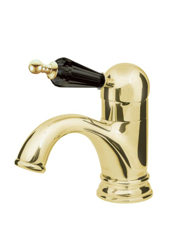 Смеситель Boheme Tradizionale Nero 251 на раковину золото