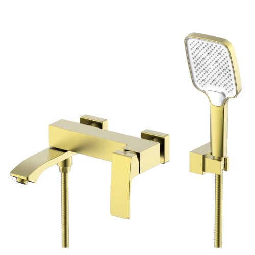 Смеситель для ванны и душа Raglo R01 R01.30.03 настенный золото