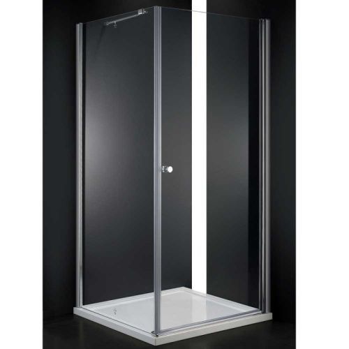 Душевой уголок Cezares ELENA ELENA-W-A-1-90-P-Cr-L 90х90 стекло рифленое профиль хром без поддона