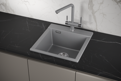 Кухонная мойка Granula 4701 АЛЮМИНИУМ 47х50 цвет серый