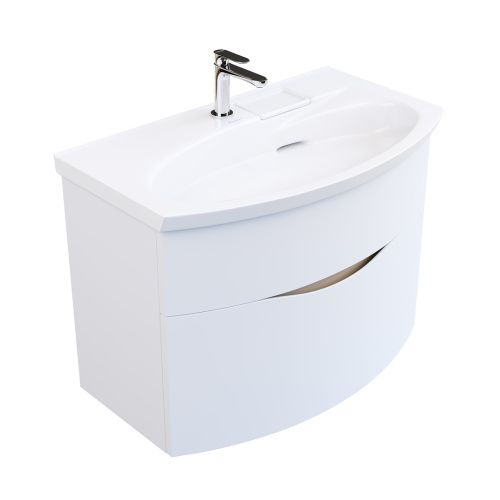 Тумба под раковину Kerama Marazzi AMAREMARE RV.80\WHT.M 78х45х55 подвесная цвет белый